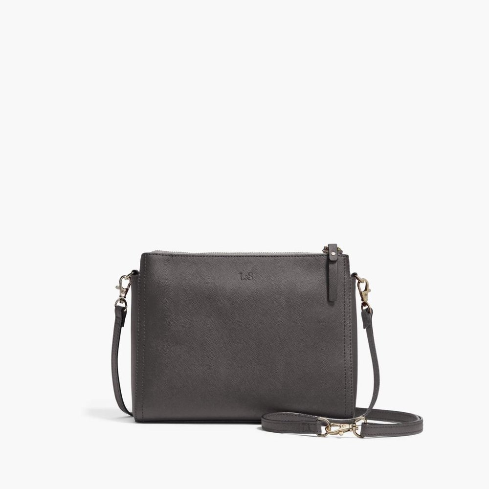 Lo & Sons Gray Crossbody Bag